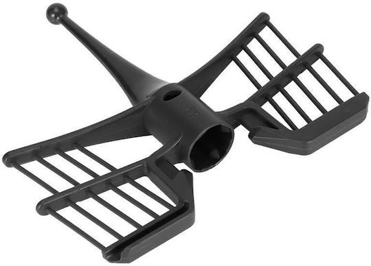 Tel De Amestecare Tip Fluture Compatibil Thermomix Tm5 Tm6 Viteză Maximă 4 Plastic Flexibil Negru