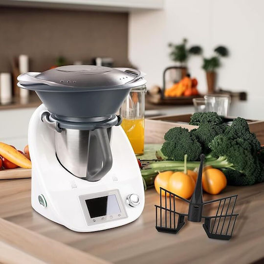 Tel De Amestecare Tip Fluture Compatibil Thermomix Tm5 Tm6 Viteză Maximă 4 Plastic Flexibil Negru