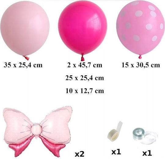 Birthday Balloon Minnie Pink