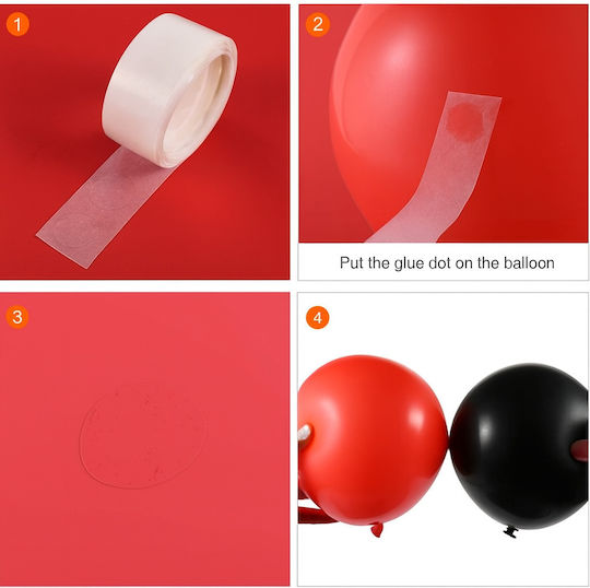 Compoziție Cu 148 Baloane Multicolore Zi De Naștere