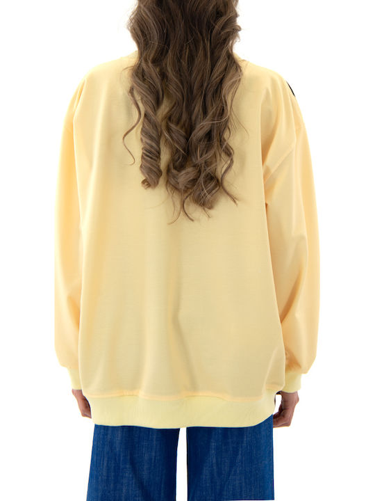 C. Manolo Long Women's Yellow Sweatshirt