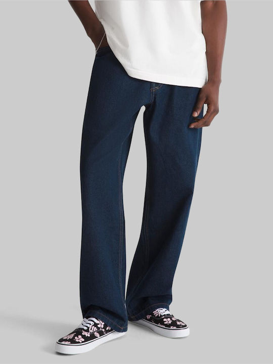 Check-5 Men's Jeans Pants with Loose Fit Blue