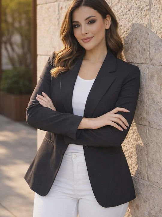 Floria Women's Blazer Black
