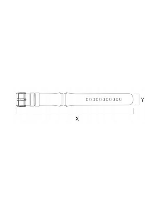 Fixed Resin Strap Quick Release 18mm Black Carbon