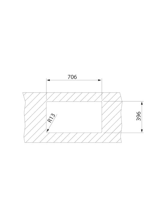 Teka Pureclean Unterbaun Küchenspüle Inox M75xP44cm Graue