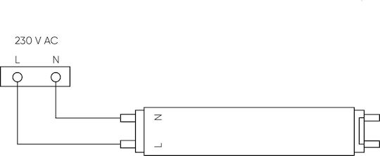 LED line Λάμπα LED 9W Τύπου Φθορίου 60εκ. για Ντουί G13 και Σχήμα T8 Φυσικό Λευκό 900lm