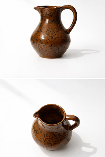 Kaemingk Decorative Ceramic Brown Vase 21x17xH25cm