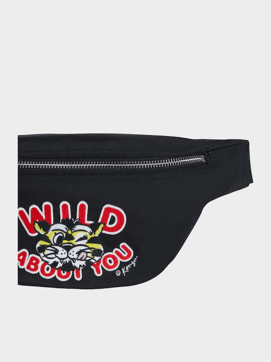 Wild Tiger Τσαντάκι Ζώνης Μαύρο