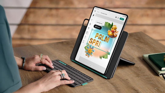 Logitech Klappdeckel Robust mit Tastatur Gray (iPad Pro 13", iPad Air 13) 920-013388