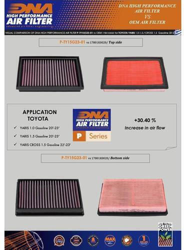 Lexus Lm500h 2.4l L4 Gas Hybrid 23-25 Dna Air Filter P-ty15g23-01