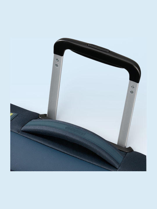 American Tourister Wanderlite Μεσαία Βαλίτσα Ταξιδίου Υφασμάτινη Dark Navy με 4 Ρόδες Ύψους 68εκ.