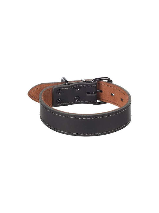 Flamingo Κολάρο Σκύλου Collar Montana Leather Wide Black M 35-45cm X 35mm