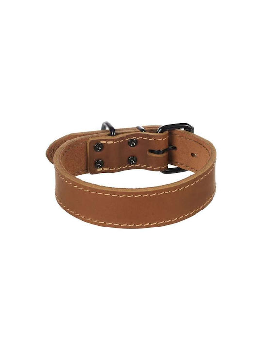 Flamingo Hundehalsband Montana Leder Breit Cognac M L 39,5-49,5cm X 35mm Flamingo Hundehalsband Montana Leder Breit Cognac M L 39,5-49,5cm X 35mm