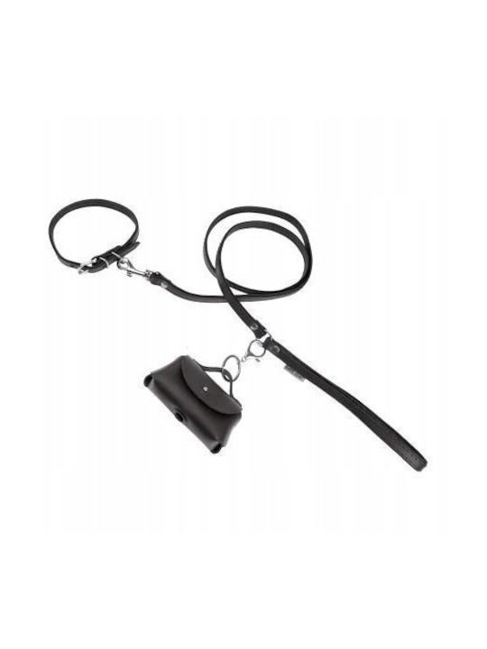 Leather Dog Collar Black Black Xs-s 12mm/35cm Leather Dog Collar Black Black Xs-s 12mm/35cm