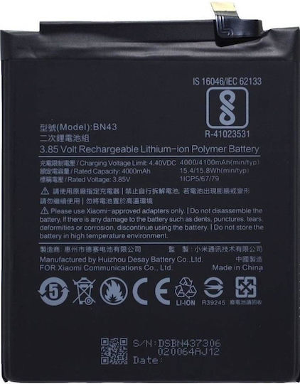 Original Compatible Replacement Battery 4100mAh for XIAOMI Redmi Note 4