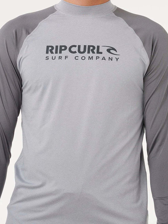 Rip Curl UPF 50 Ανδρική Μακρυμάνικη Αντηλιακή Μπλούζα Γκρι
