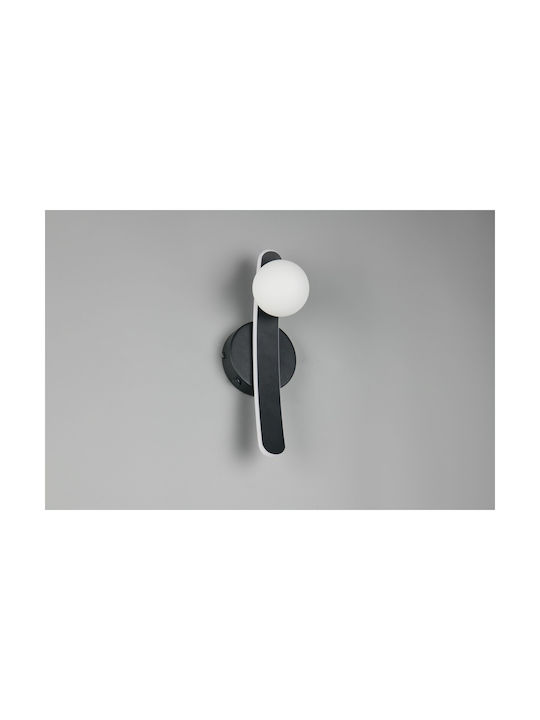 Trio Lighting Napoli Modern Black Wall Lamp