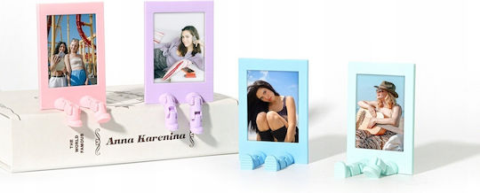 Loveinstant Plastic Photo Frame With Blue Frame