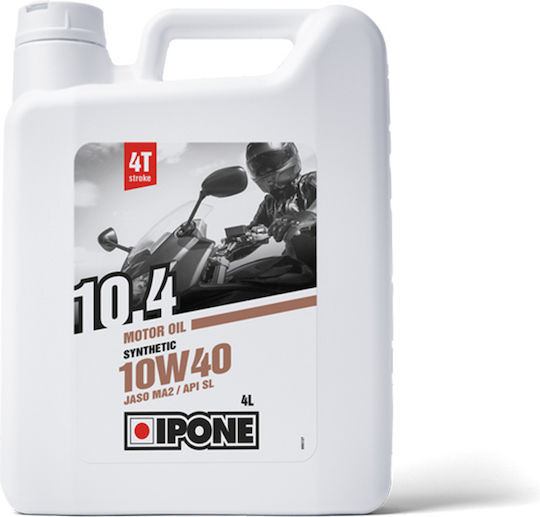 Ipone 10.4 Semi-synthetic Motorcycle Oil for Four-Stroke Engines 10W-40 4lt