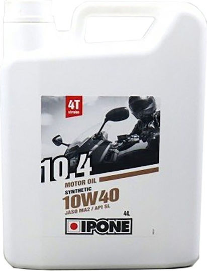 Ipone 10.4 Semi-synthetic Motorcycle Oil for Four-Stroke Engines 10W-40 4lt