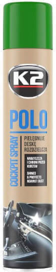 K2 Polo Cockpit Cleaning and Polishing Spray for Car Dashboard with Aroma Pineapple 750ml