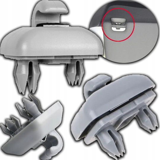 Audi Sunshade Holder Durable Replacement Gray