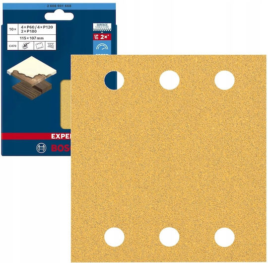 Bosch C470 Шкурка За Полиране 107x115мм