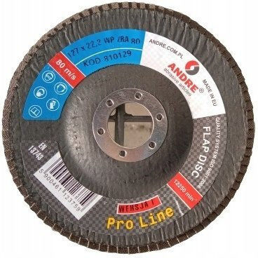 Andre Sciernica Flap Disc 125mm P 80 Zirconium Pro Line Version I