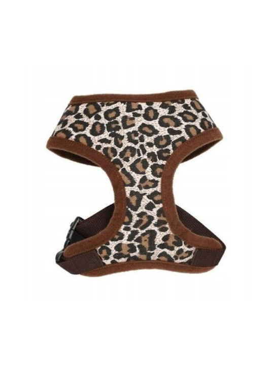Harness Dog Leopard Pattern M Neck Circumference 30cm/chest Circumference 44-57cm