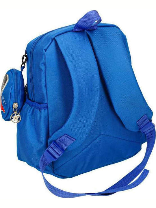 Ghiozdan De Spate Grădinița Cu Husă Pentru Sticlă De Apă Albastru 22 X 11 X 30 Cm