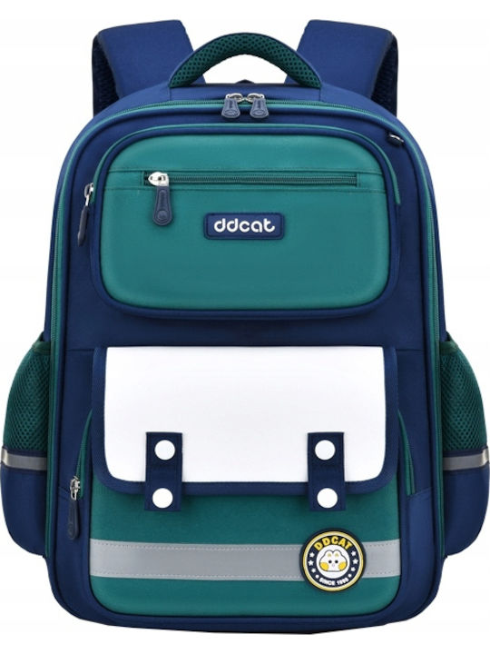 Schulranzen Rucksack Blau mit Flaschenhalter 30 Liter