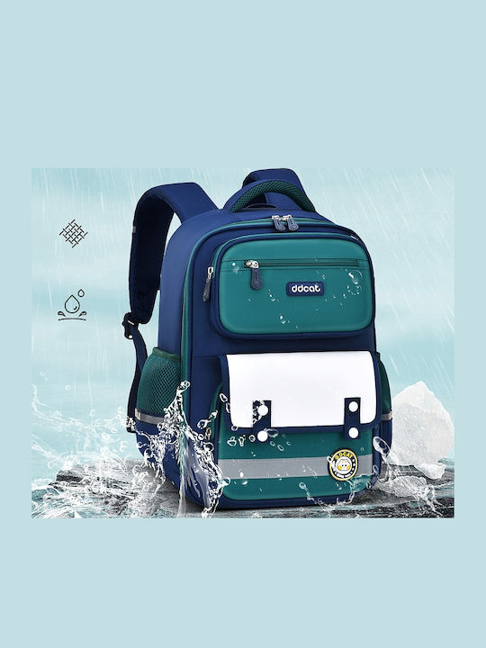 Schulranzen Rucksack Blau mit Flaschenhalter 30 Liter