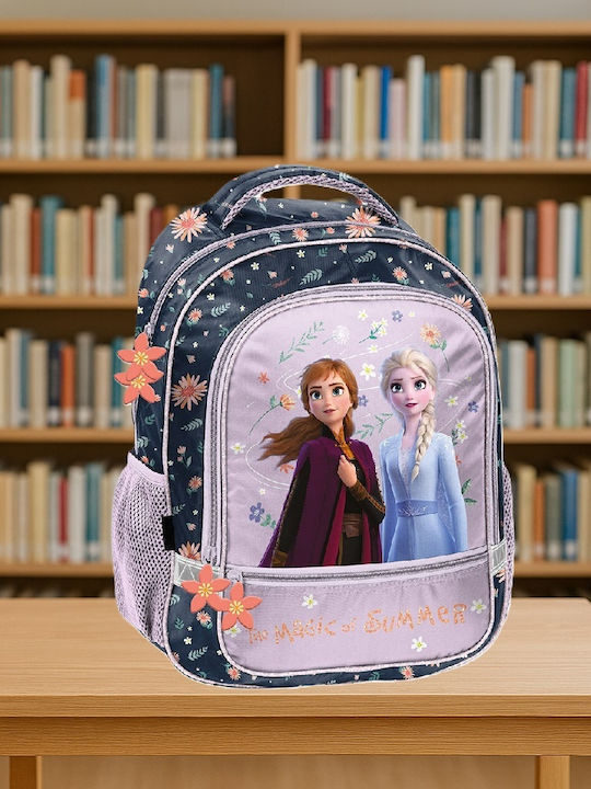 Schulranzen Rucksack Schwarz mit Flaschenhalter
