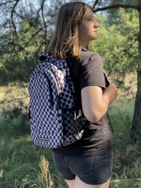 Σχολική Τσάντα Πλάτης Γκρι 22lt