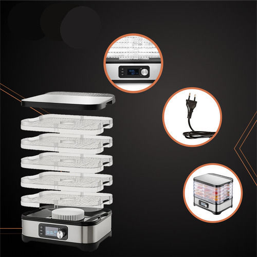 Deshidrator de Alimente cu Rafturi