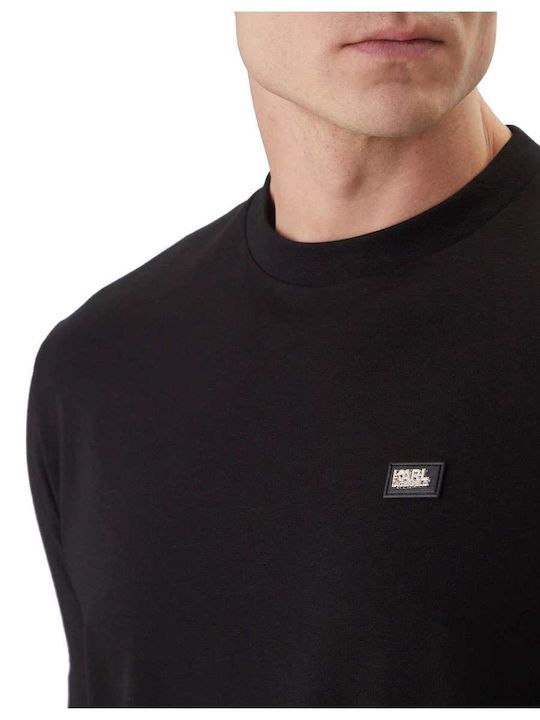 Herrenblusen Kurzarm T-Shirt Schwarz