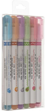 Markeri Multicolori Set 6 Bucăți