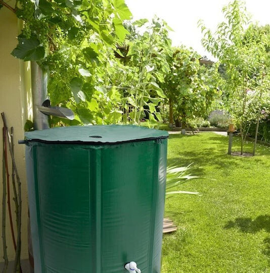 Rezervor Plastic de Apă / Combustibil Cilindric Vertical 100l Verde
