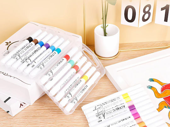 Acryl Marker Multicolor 4mm Set 12 Stück