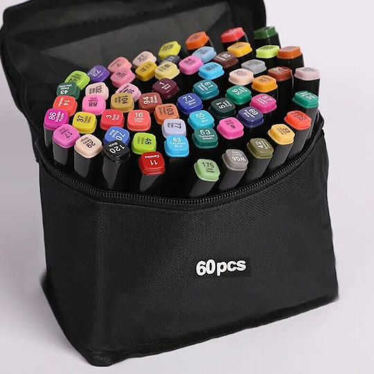 Mehrfarbige Marker Set 60 Farben