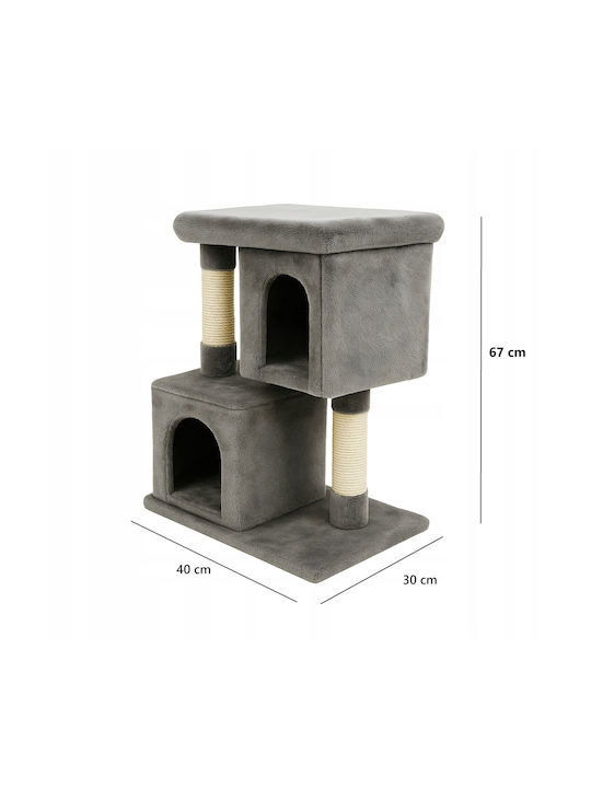Stâlp Pentru Zgâriere Gri 30x40x67cm