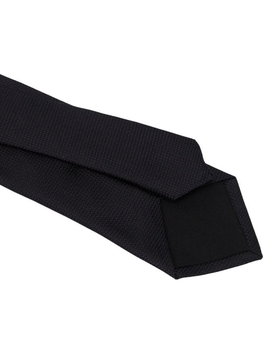 Boss Ανδρική Γραβάτα Μεταξωτή σε Navy Μπλε Χρώμα