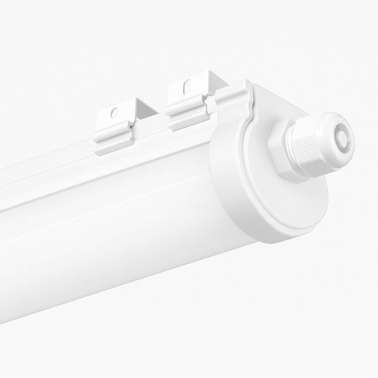 LED Лампа 60 W 4000 K 5400 Lm Неонова Тръба Водоустойчива IP65 Монтажни Аксесоари Включени 120 Cm Бяла LED Лампа 60 W 4000 K 5400 Lm Неонова Тръба Водоустойчива IP65 Монтажни Аксесоари Включени 120 Cm Бяла