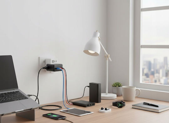 LTC Bandă de Alimentare cu USB-A și 2 USB-C