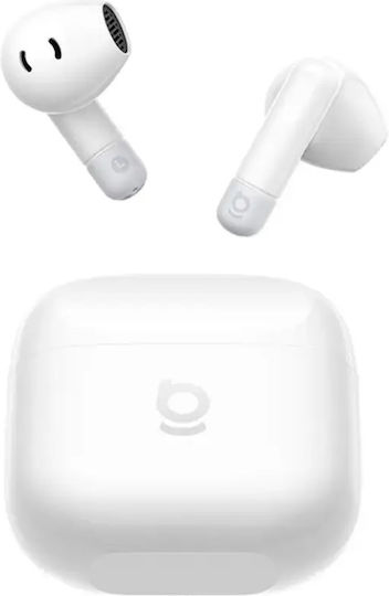 Baseus Bass BS2 Lite In Ear Безжични Слушалки с Устойчивост на Изпотяване и Калъф за Зареждане Бели