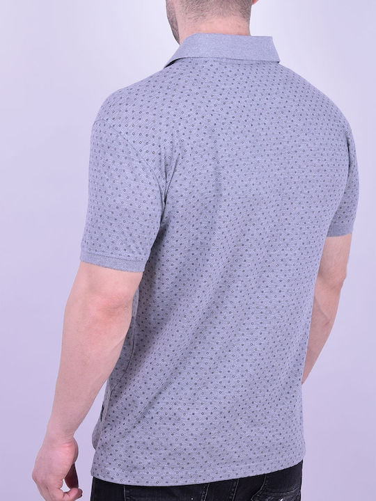 Polo Short Sleeve Gray Blouse
