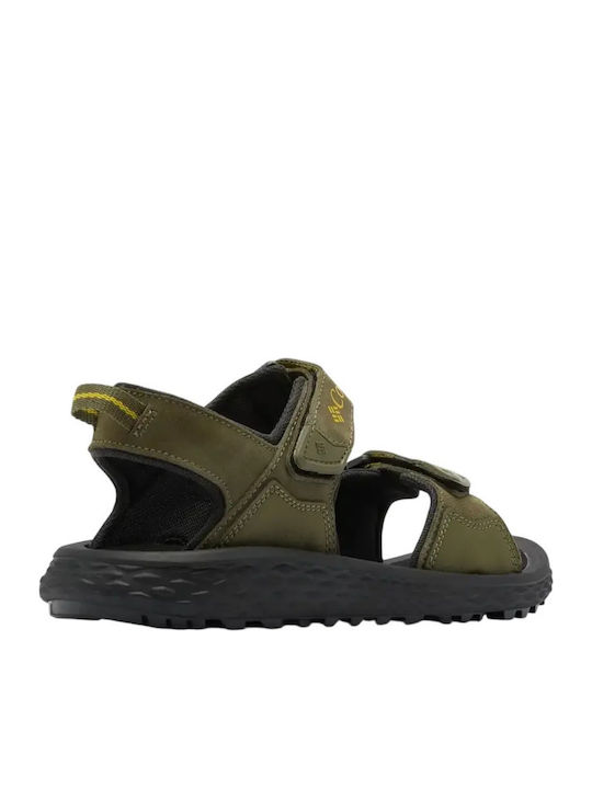 Konos Hiker 2-strap Ανδρικά Σανδάλια σε Πράσινο Χρώμα