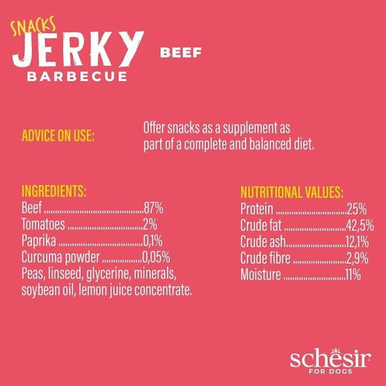 Schesir Hundeleckerei mit Rindfleisch 145g