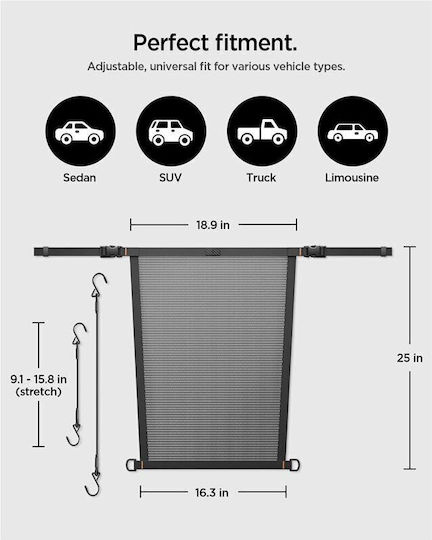 Spigen Car Divider for Dog Black