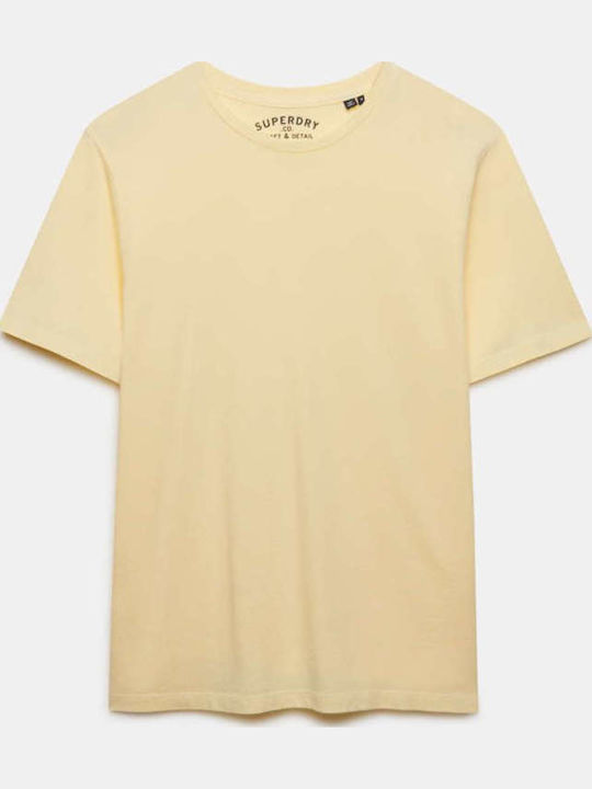 Herrenblusen Kurzarm T-Shirts Gelbe Classic Essential